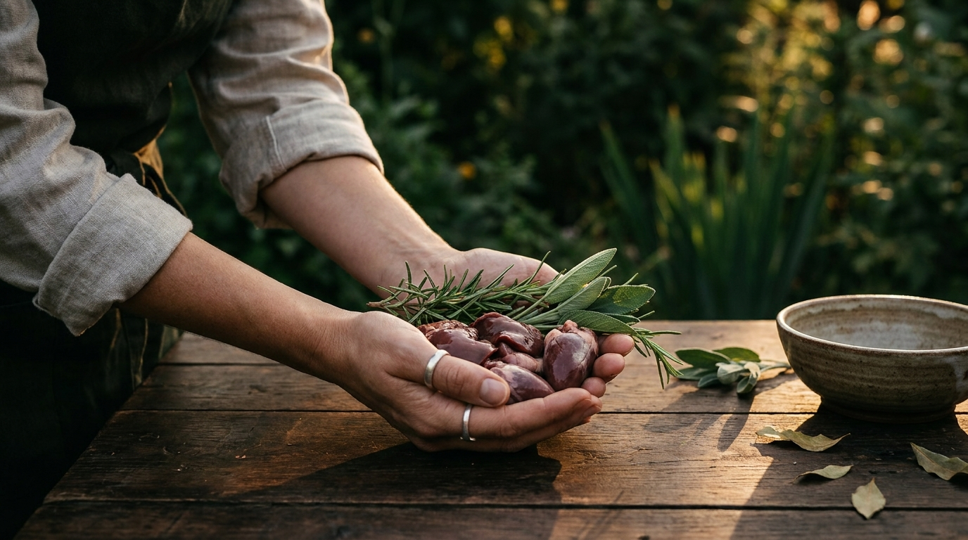 Womens ancestral wellness with herbs and organ meats