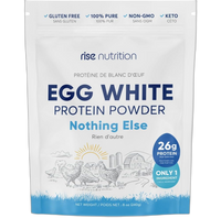 Egg White Protein Powder — Rise Nutrition Grass-Fed Supplement | Made in Canada