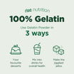 Grass-Fed Gelatin Powder - Bovine Protein - Non GMO