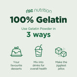 Grass-Fed Gelatin Powder, Bovine Protein, Non-GMO