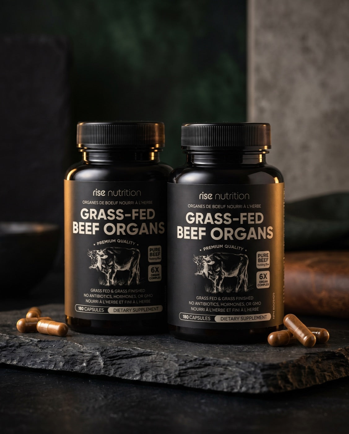 Rise Nutrition Grass-Fed Beef Organ Complex 2-pack